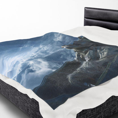 Funny Sloth on a Plane Blanket