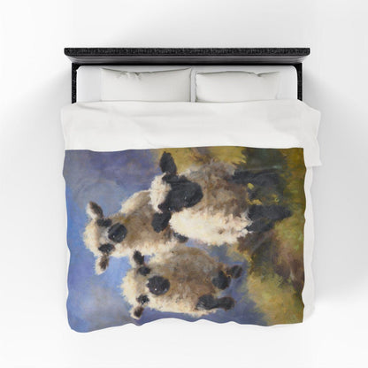 Funny Sheep Farmhouse Blanket