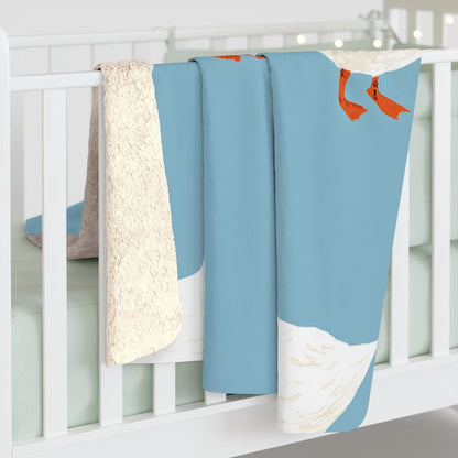 Cute Goose Plush Blanket