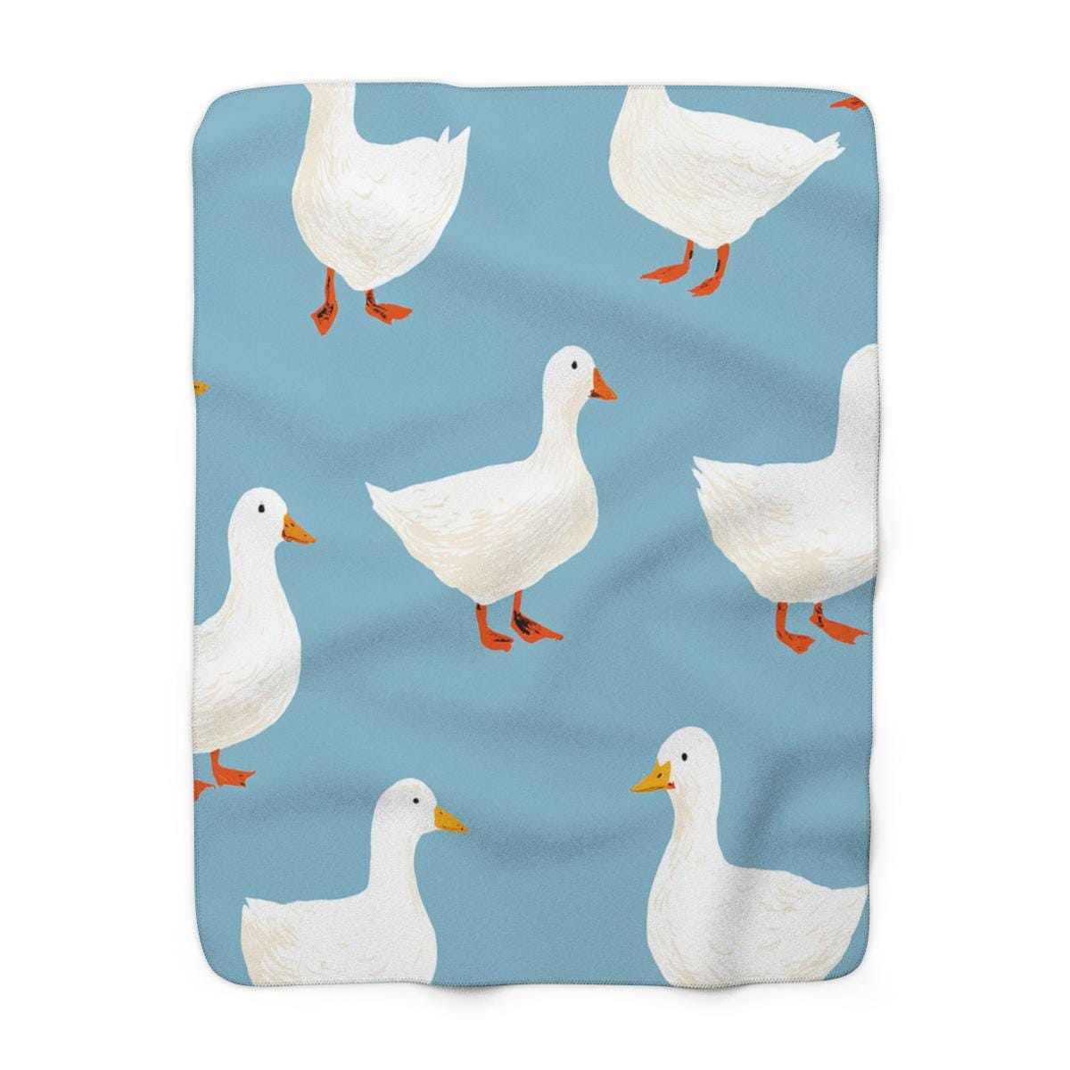 Cute Goose Plush Blanket