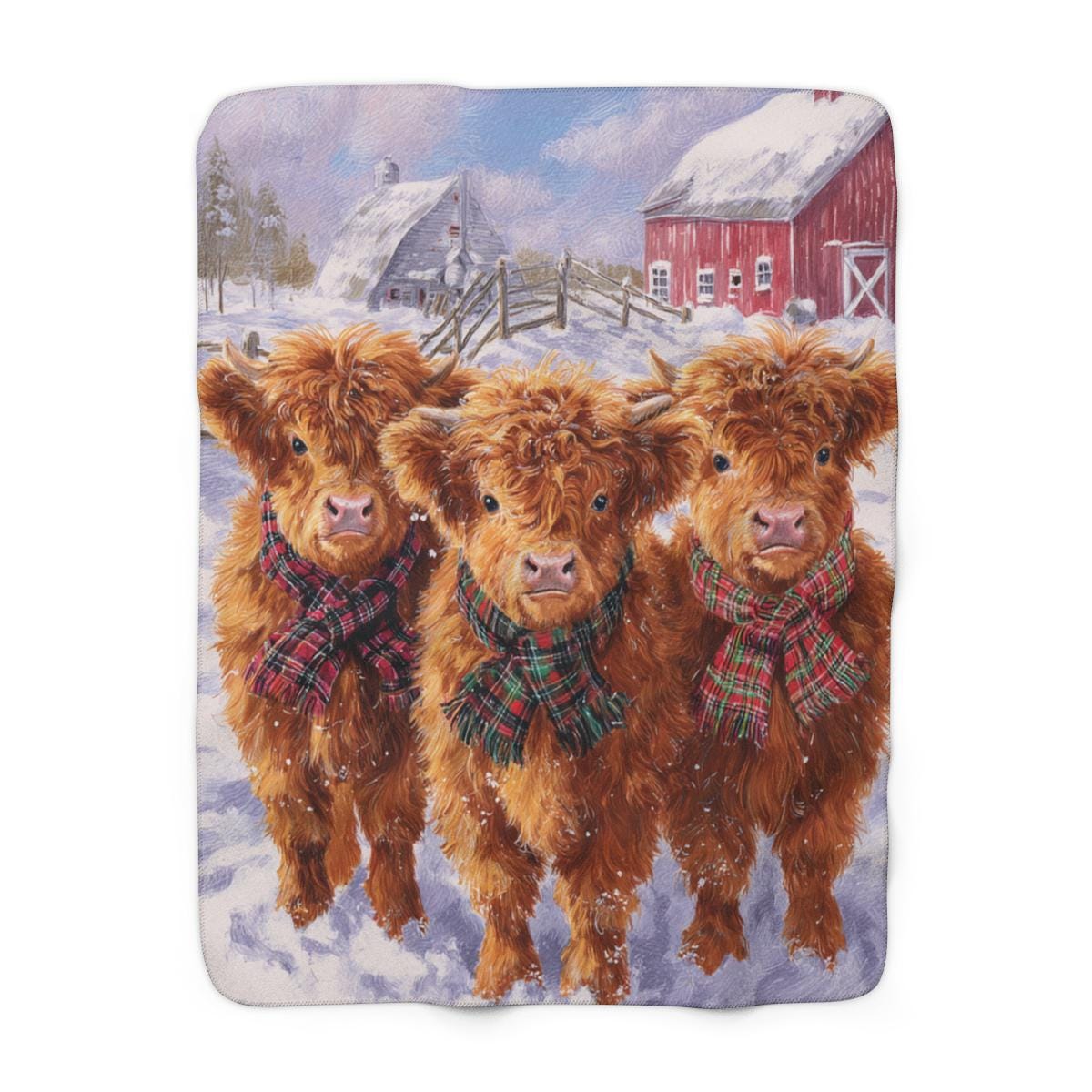 Highland Cow Cozy Blanket
