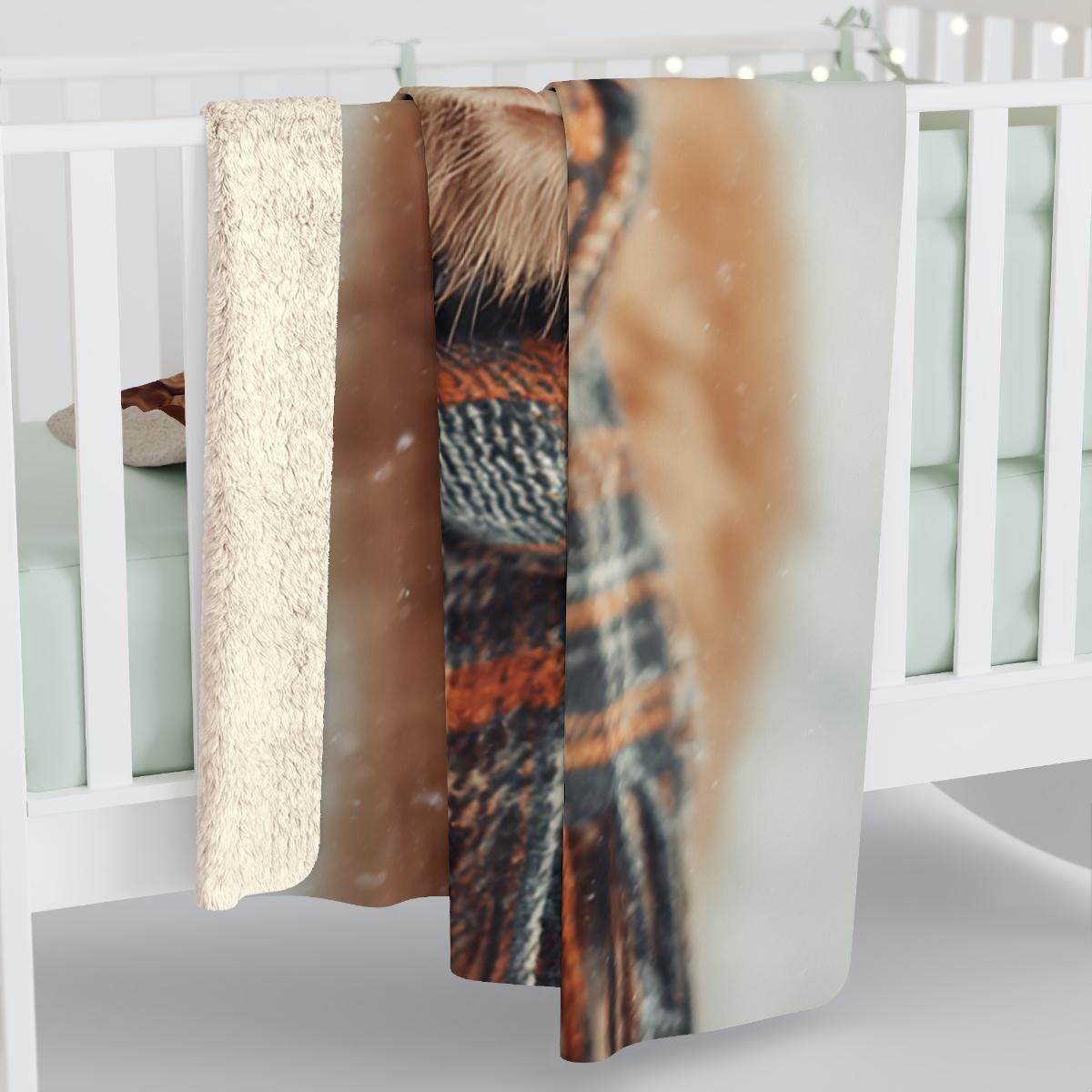 Rustic Highland Cow Blanket