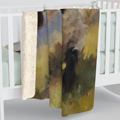 Funny Sheep Farmhouse Blanket