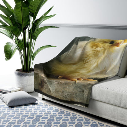 Cute Chick Plush Blanket