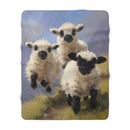 Funny Sheep Farmhouse Blanket