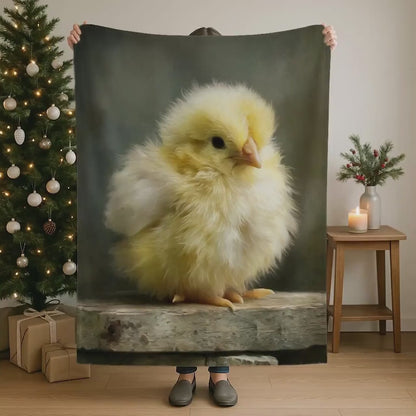 Cute Chick Plush Blanket