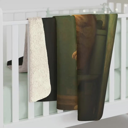 Funny Cat Smoking Blanket